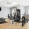 The fitness center at River Rocks at Shingle Tree homes for rent in Carolina Shores, NC, featuring exercise equipment.