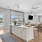 social area with kitchen and pool table