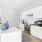 resident kitchen with a bar seating